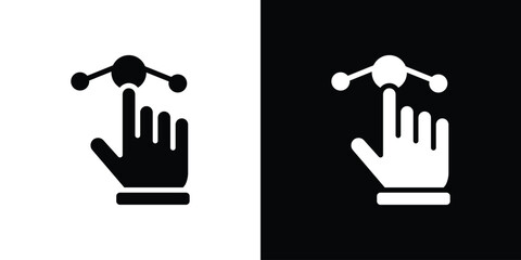 Choice icon design vector collection. flat icons.