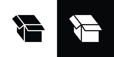 Box icon design vector collection. flat icons.