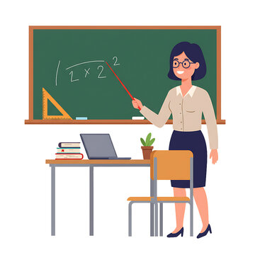 eacher in classroom