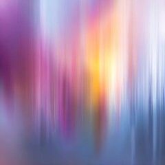 Abstract blurred background in vibrant colors, evoking a sense of movement and energy. The image features a blend of purple, orange, and blue hues