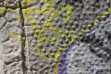 close up of knitted wool