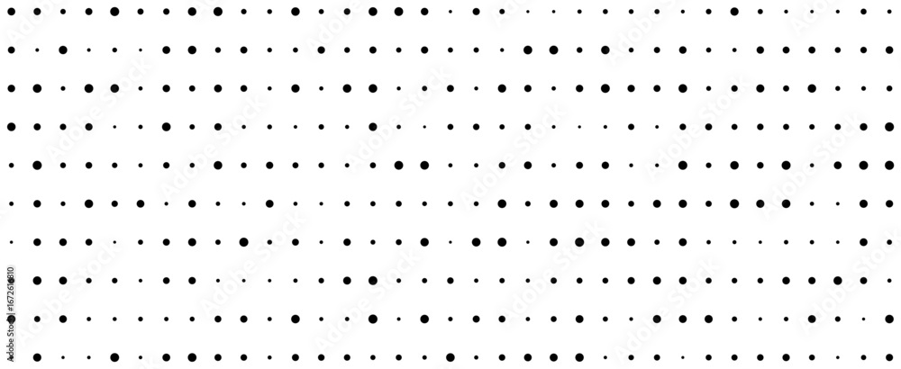 Poster abstract geometric dotted pattern with minimalist design in black and white vector art.