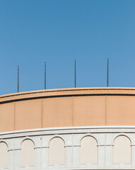 Contemporary and minimal architecture building