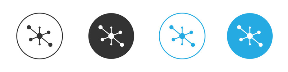 Network icon for app and web design. Simple element illustration.