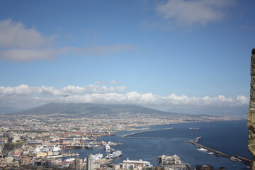 panoramic view of italian coast