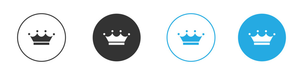 Crown icon for app and web design. Simple element illustration.