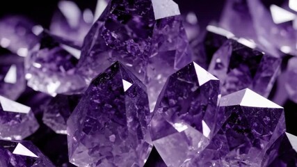 Amethyst Crystals, Ancient Scandinavian Runes, and Dried Botanical Elements on Purple Colored Background Alongside Board Displaying Zodiac Sign Symbols. Themes of Divination, Mystical Practices, and  - Powered by Adobe