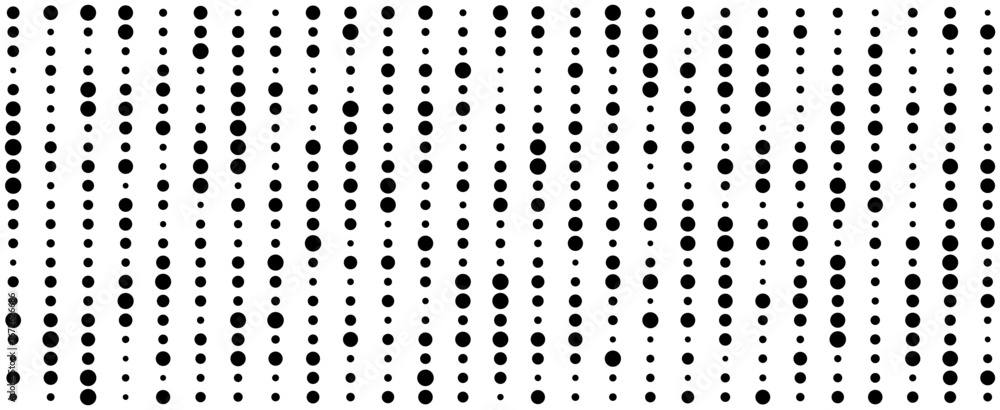 Aufkleber minimalist vector tech background with black dot pattern design.
