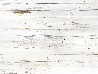 Top view of white weathered wooden texture background
