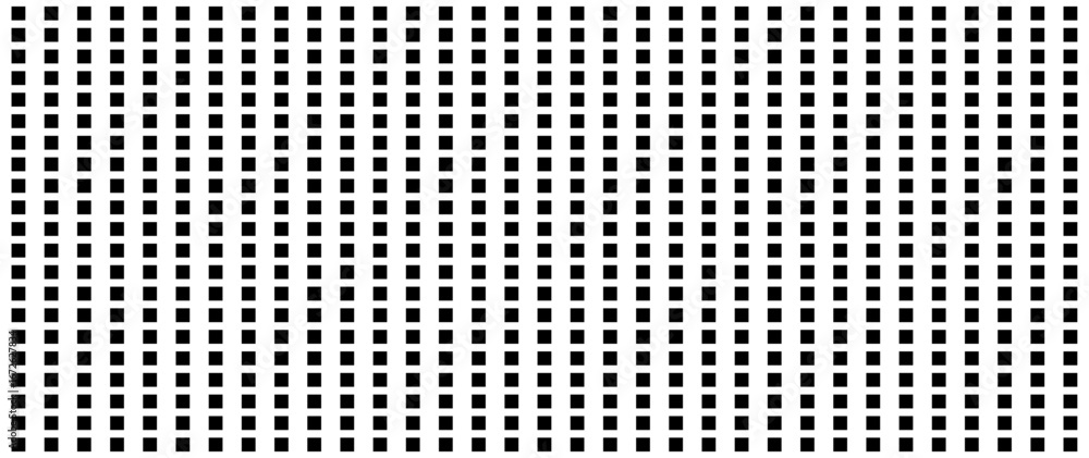 Aufkleber futuristic vector tech background with black and white geometric grid pattern.