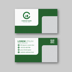 Food business card template