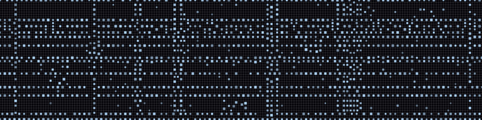 Abstract digital grid: futuristic vector tech background with pixelated patterns.