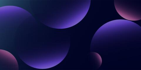 three dimensional earth dark blue and purple circle background illustration modern.