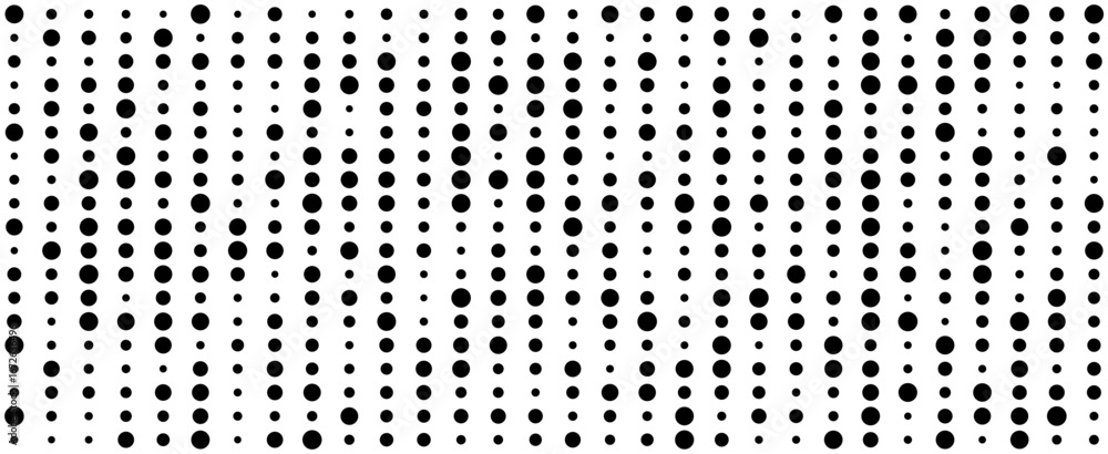 Aufkleber vector tech background featuring black circular dots in geometric pattern on white.