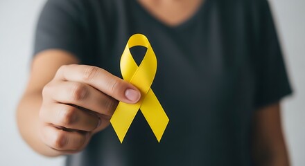 Yellow ribbon support childhood cancer awareness endometriosis support our troops