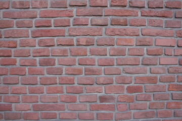 red brick wall