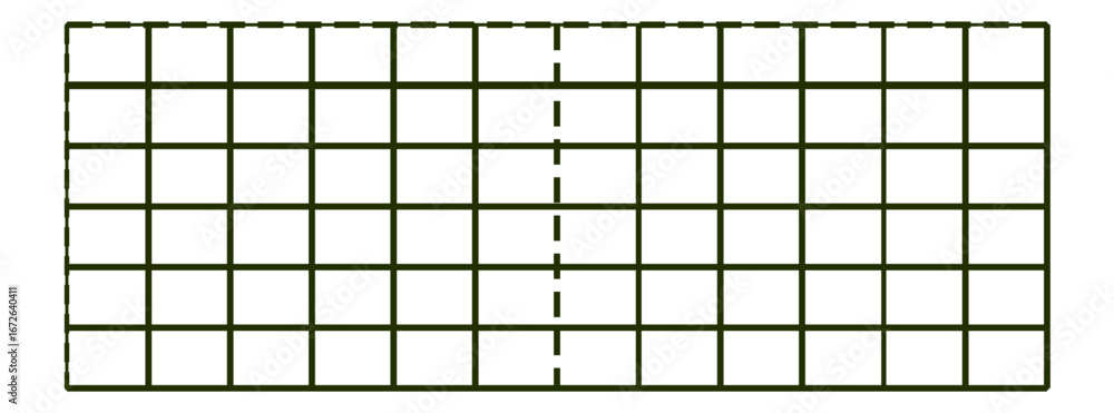 Aufkleber geometric grid pattern with dashed line on vector tech background.