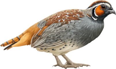 Side view of a bird with varied plumage