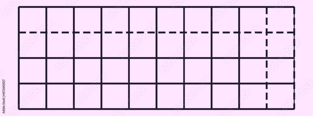 Aufkleber abstract geometric grid pattern with dotted lines on light background.