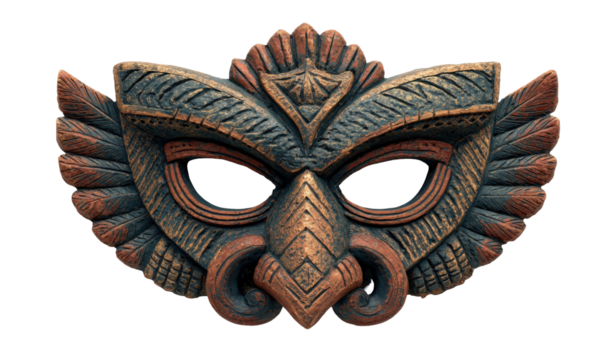Ornate tribal mask - Powered by Adobe
