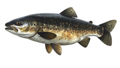Obraz premium Detailed illustration of a fish