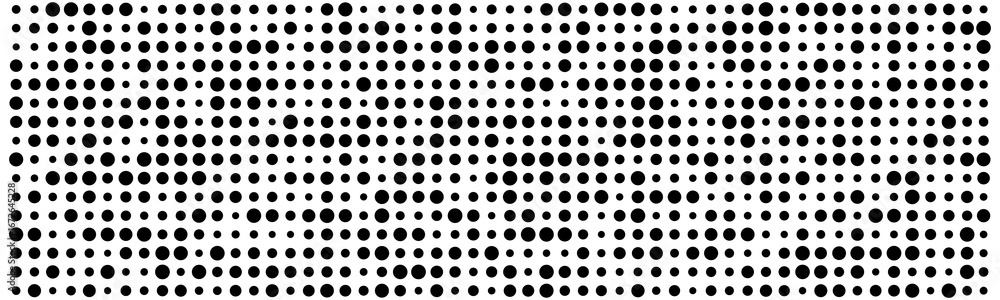 Aufkleber monochrome dot matrix vector tech pattern background.