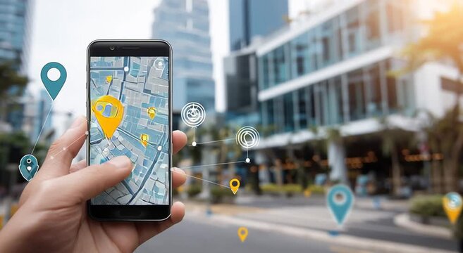 navigation, navi, googlemaps, poi, pov, smartphone, app, navigieren, innerorts, urban, st&auml;dtetrip, orientierung, lieten, lassen, telefon, beweglich, smart phone, tablet, icon, bildschirm, technik, int