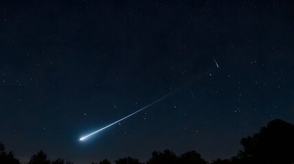 Night Sky Wonder A Stunning Meteor Shower Display