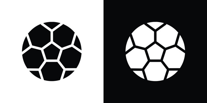 Football icon for web design. solid vector icons