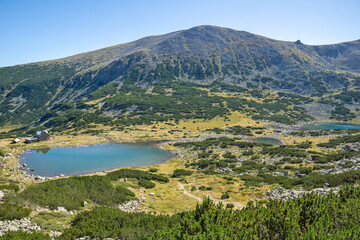 Landscape of Musalenski lakes, Rila mountain, Bulgaria