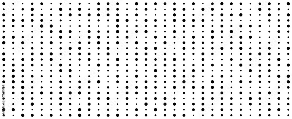 Aufkleber dotted vector tech background with black and white pattern.