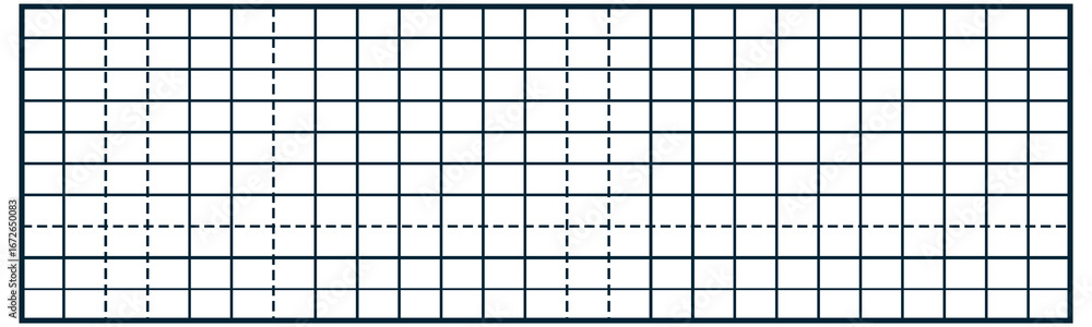 Aufkleber futuristic vector tech grid with dashed lines and geometric patterns.