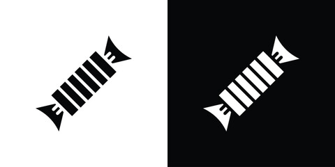 Candy-sweet icon for web design. solid vector icons