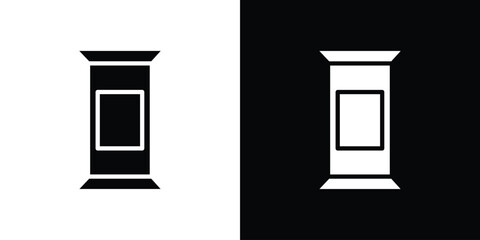 Candy-bar icon for web design. solid vector icons