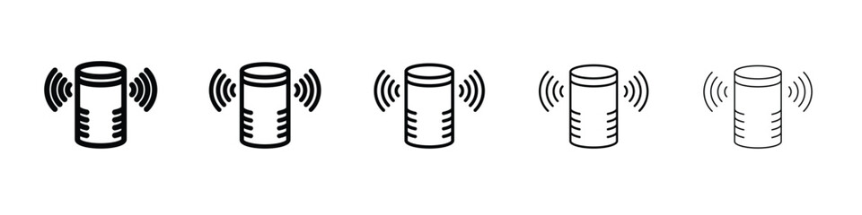 Smart speaker icon for graphic designs. Icon vector design