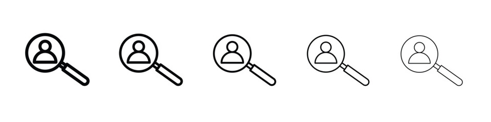 Recruitment icon for graphic designs. Icon vector design