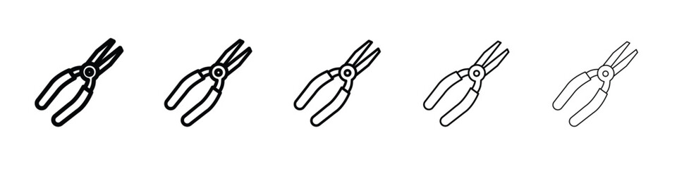 Pliers icon for graphic designs. Icon vector design