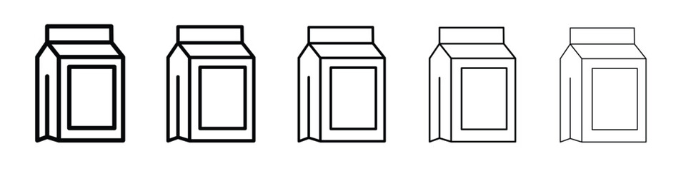 Paper bag icon for graphic designs. Icon vector design