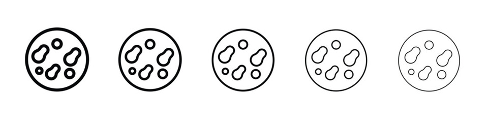 Microorganism icon for graphic designs. Icon vector design