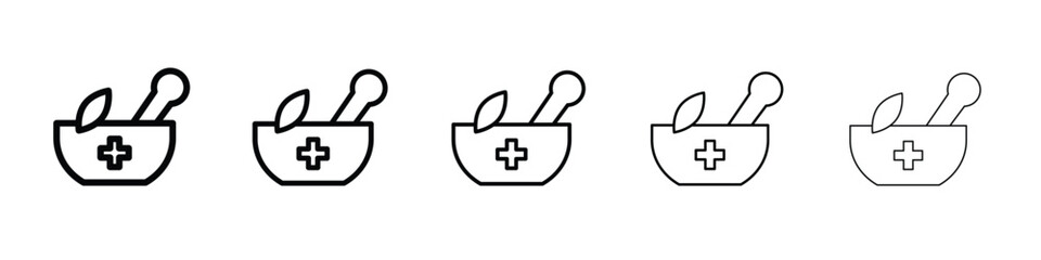 Herbal medicine icon for graphic designs. Icon vector design