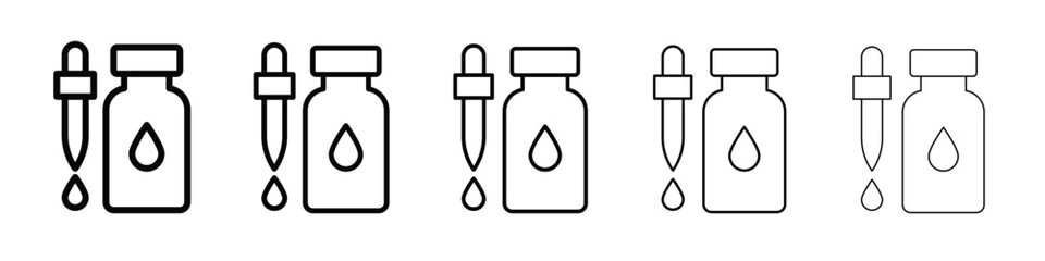Essential oils icon for graphic designs. Icon vector design