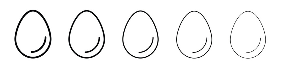 Egg icon for graphic designs. Icon vector design