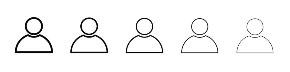 Account icon for graphic designs. Icon vector design