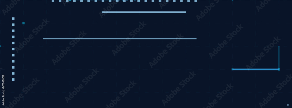 Aufkleber abstract digital circuit pattern on dark vector tech background.