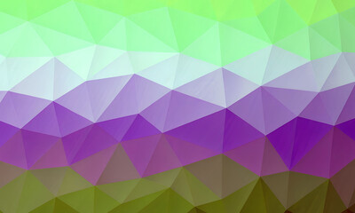 Fototapeta premium Abstract Polygon Background with Green Purple and Olive Gradient for Modern Design
