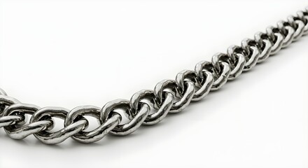 Chain isolated on white background.