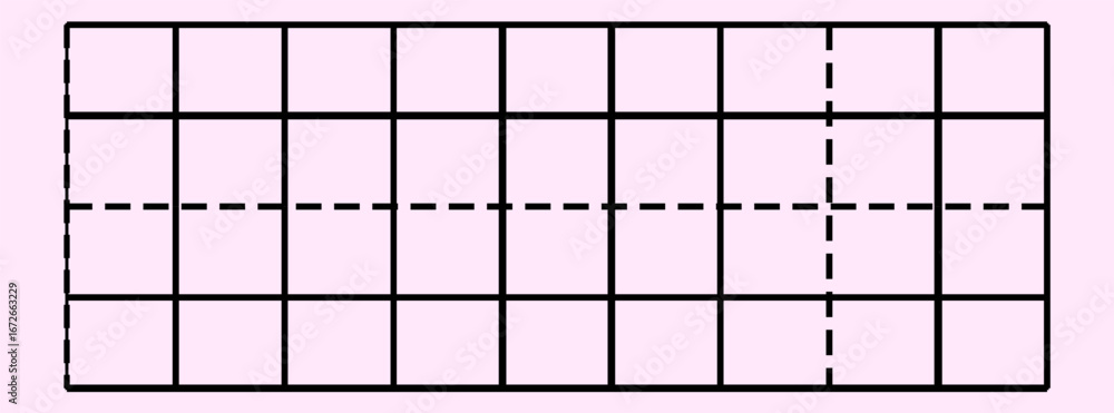 Aufkleber abstract geometric vector tech background with grid lines in pink and black.