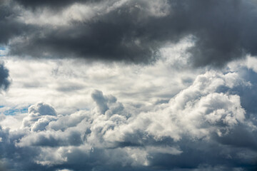 Dramatic Dark Storm Clouds in the Sky