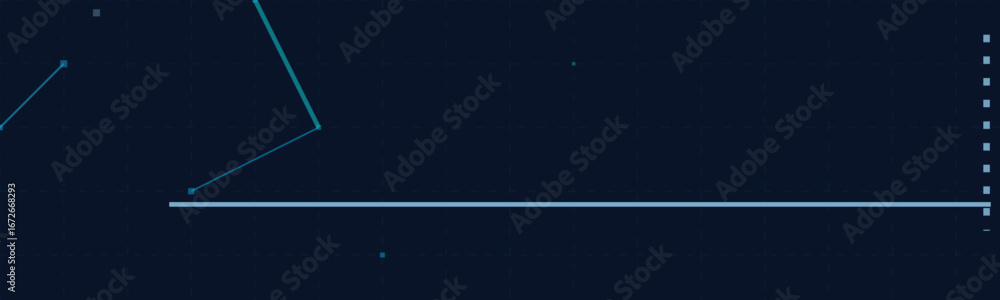 Aufkleber dynamic vector tech background with geometric lines and digital grid.