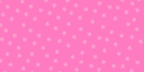 Soft Pink Floral Pattern Background

